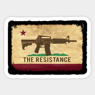 California Resistance Sticker